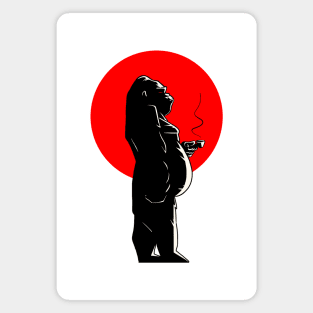 Gorilla & Coffee time Magnet